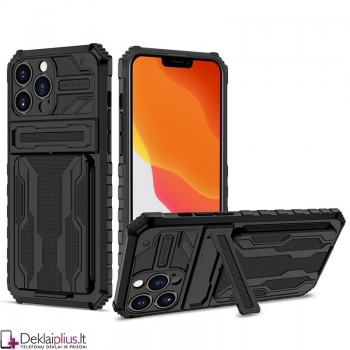 Combo dėklas su kojele ir kortelių dėklu (Apple Iphone 11 Pro Max) Combo dėklas su kojele ir kortelių dėklu (Apple Iphone 11 Pro Max)